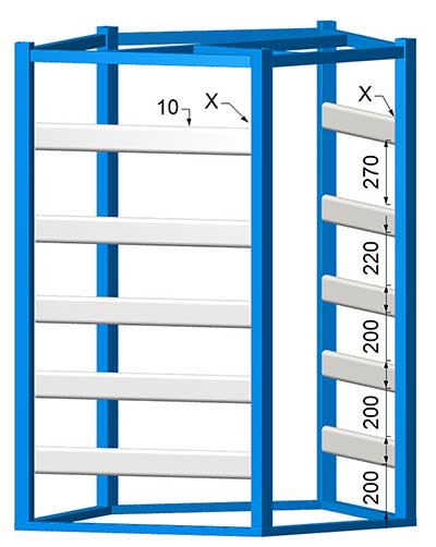 cattle drafting gates rails installed