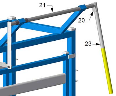 cattle sorting drafting gates linkages plans