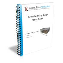 raised dog kennel plans book