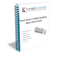 Feral Goat Drafting Race with Sliding Gates Plans Book